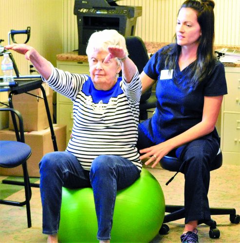Physical Therapist Gets  Elmhurst Residents Moving